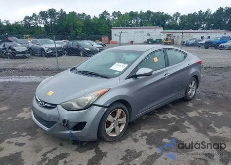 2012 Hyundai Elantra Gls (Ulsan Plant) из США, поврежденный, VIN KMHDH4AE1CU383368